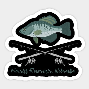 Merritt Reservoir Nebraska Sticker